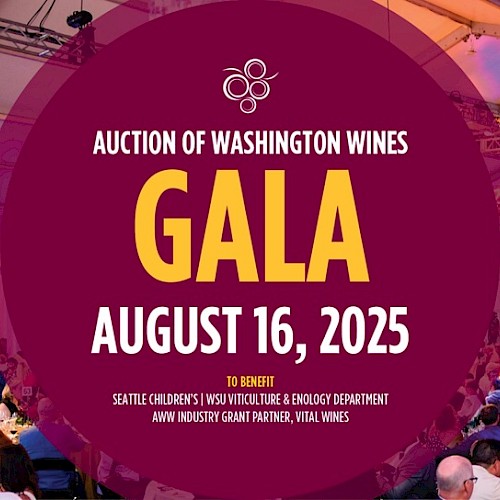 Auction of Washington Wines Gala on August 16, 2025. Event benefits Seattle Children’s and other partners.