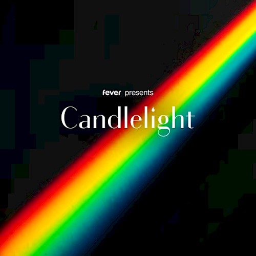 The image features a rainbow diagonal stripe with the text 
